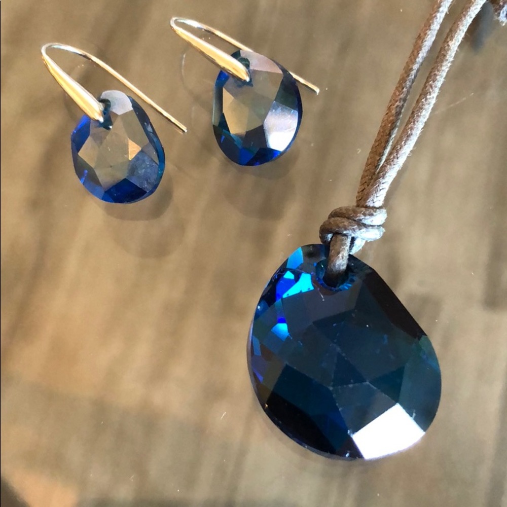 Swarovski Earrings and necklace